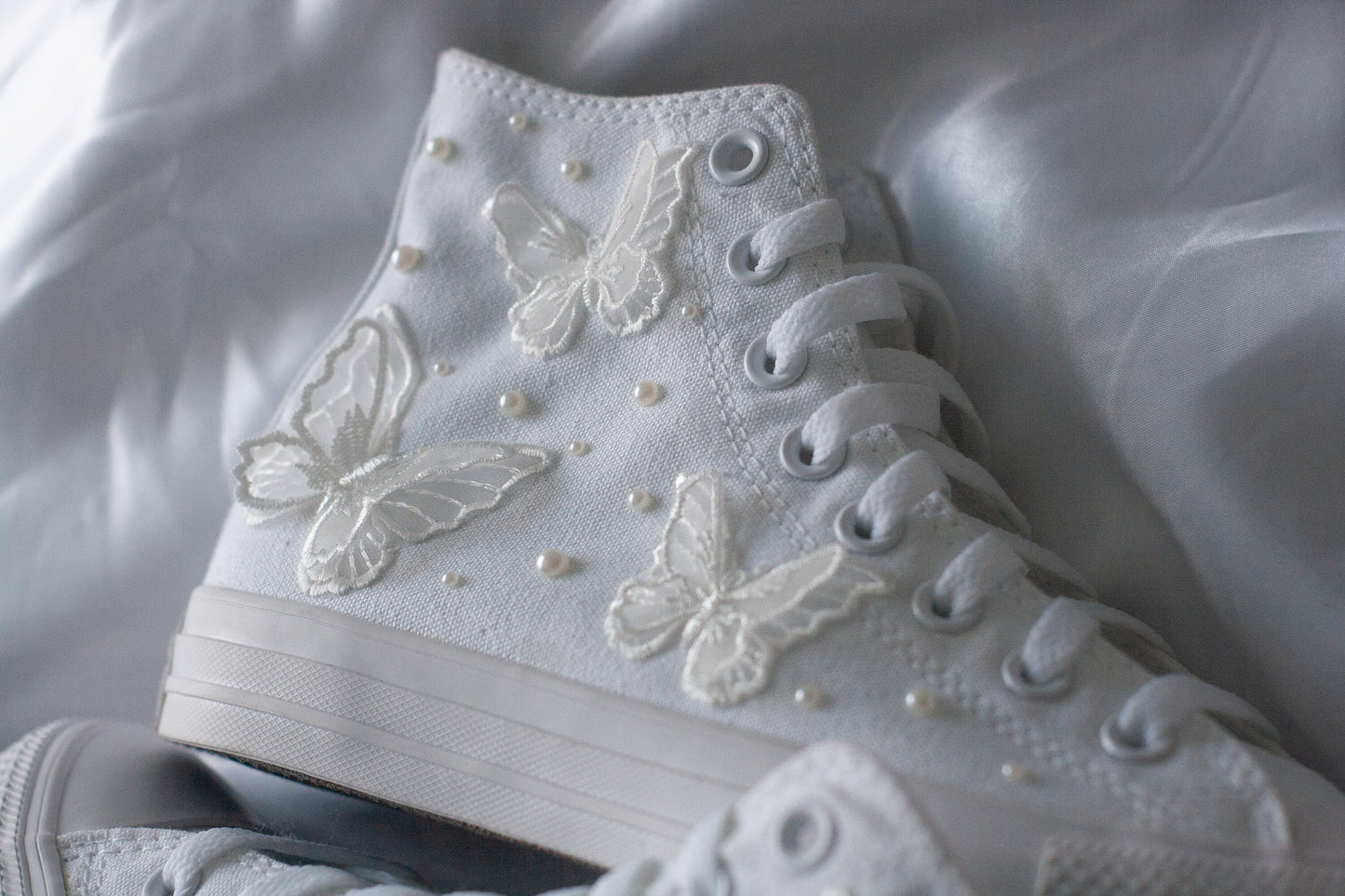 Bespoke Butterfly Luxury Applique Bridal Converse