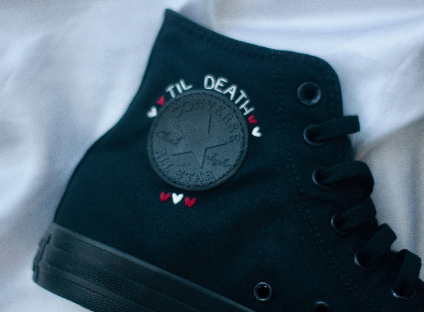 Bespoke Til Death Do Us Part Converse