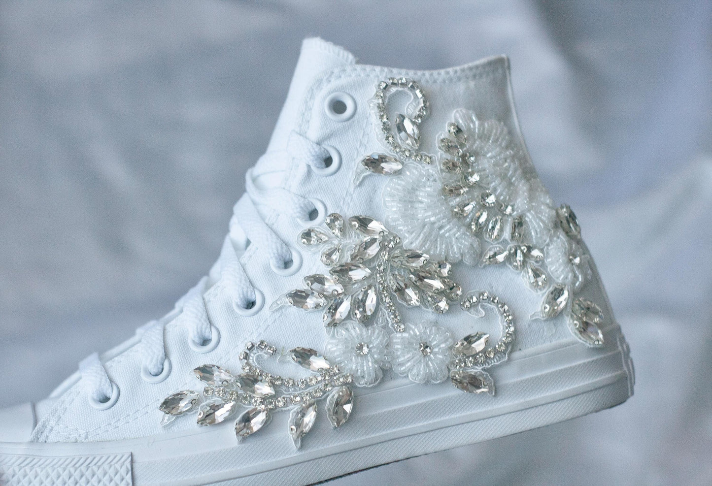 Bespoke Beaded Bridal Converse