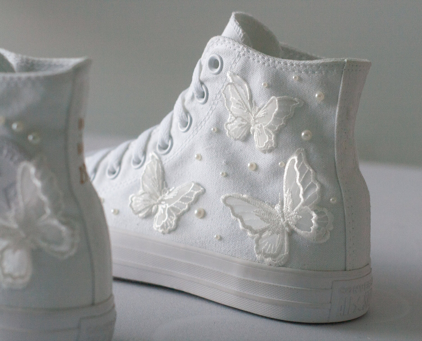 Bespoke Butterfly Luxury Applique Bridal Converse