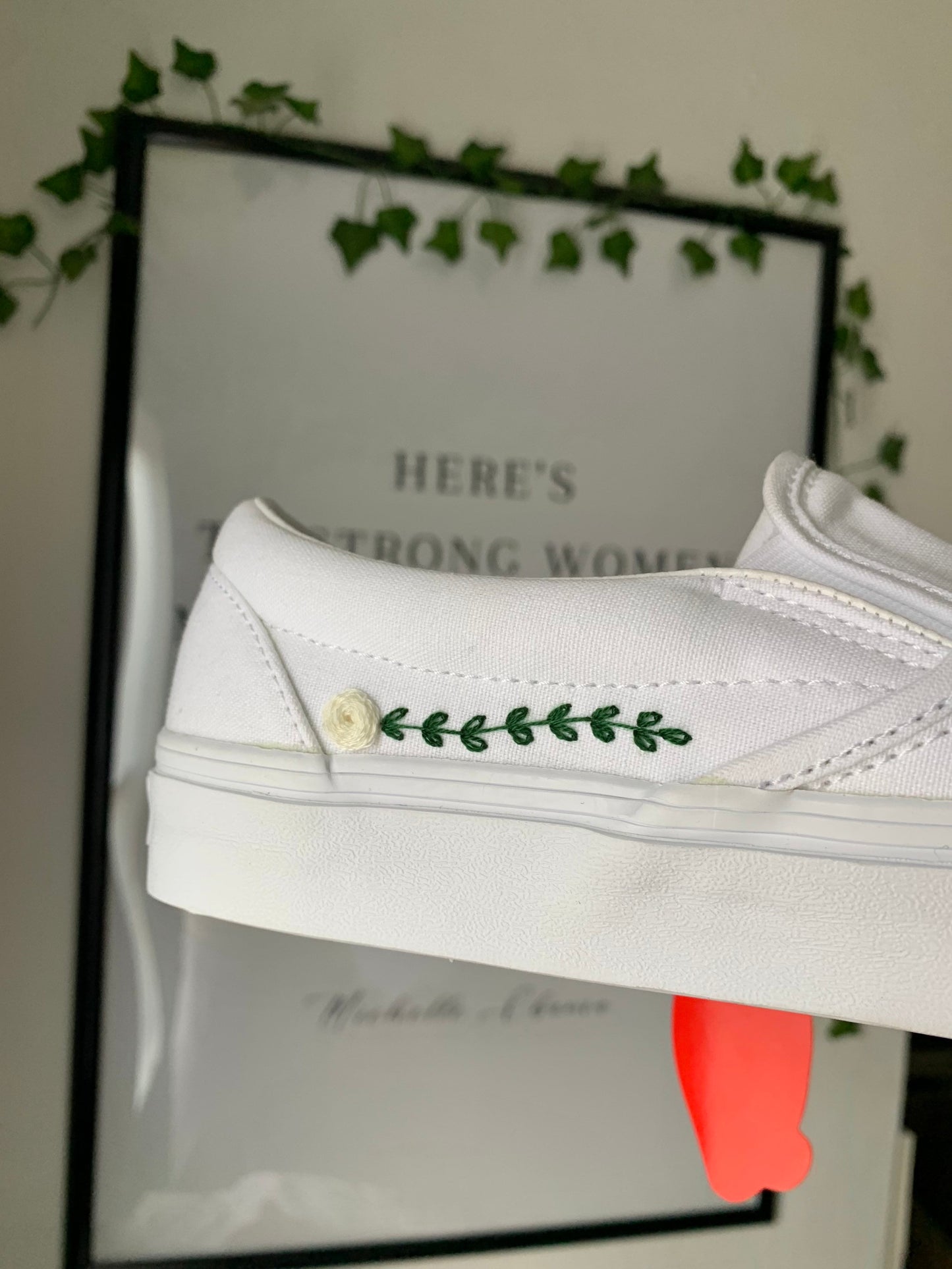 Bespoke Bridal Slip on Vans