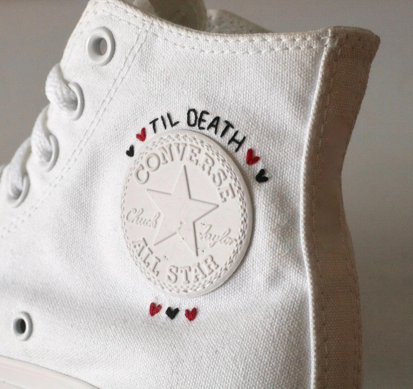 Bespoke Til Death Do Us Part Converse