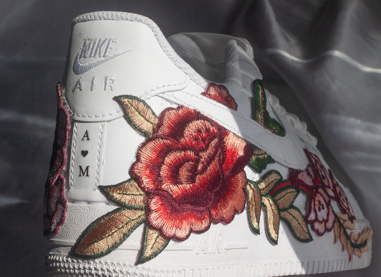 Bespoke Rose Air Force 1 Bridal Sneakers