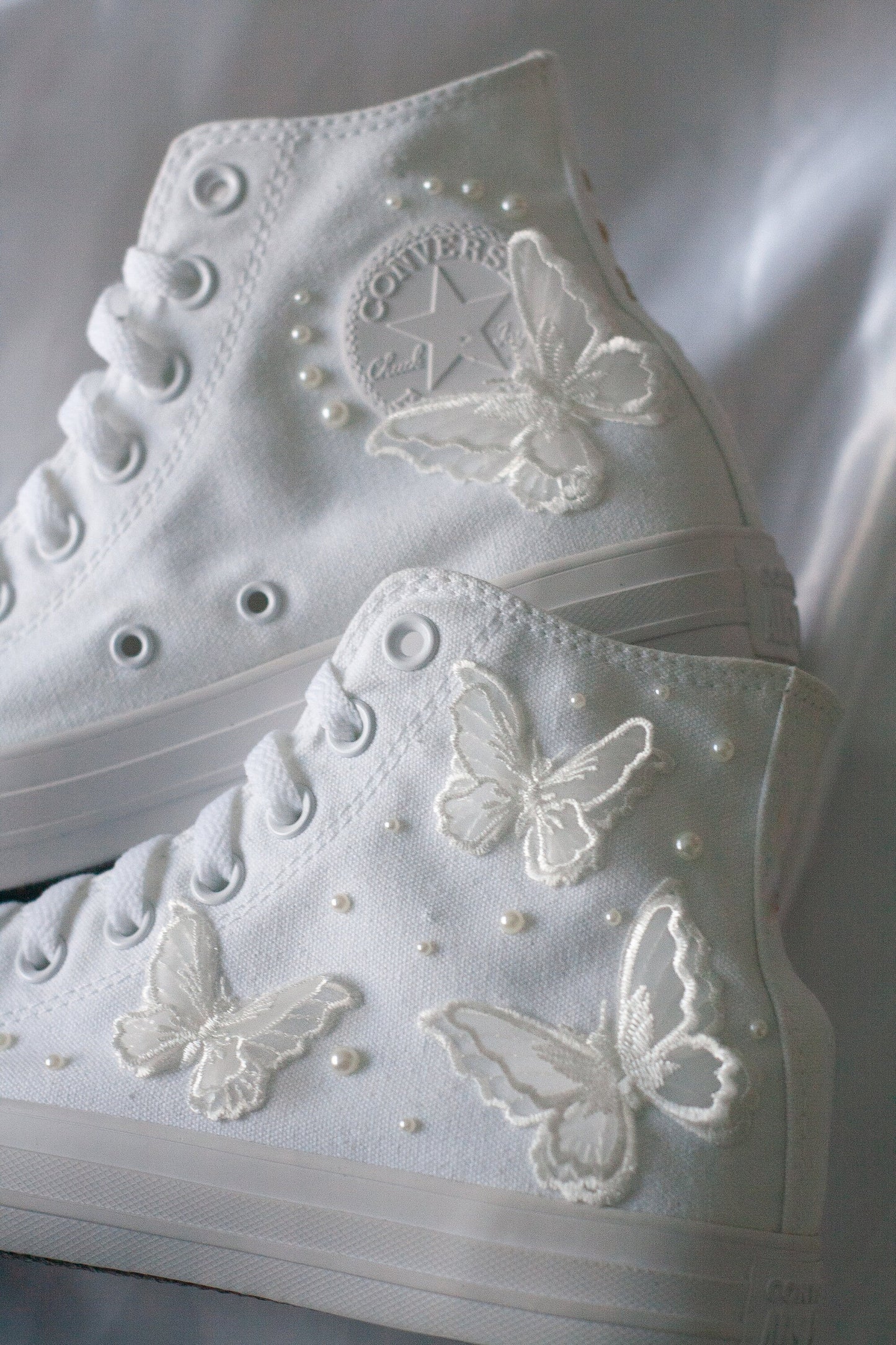 Bespoke Butterfly Luxury Applique Bridal Converse