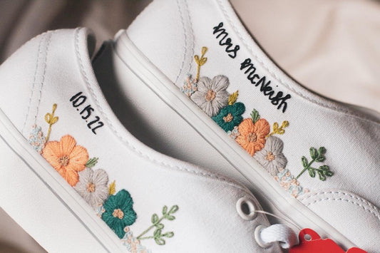 Bespoke Embroidered Bridal Vans