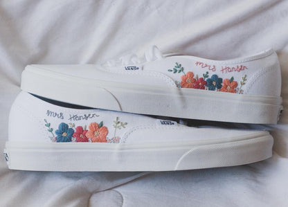 Bespoke Embroidered Bridal Vans