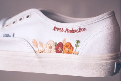 Bespoke Embroidered Bridal Vans