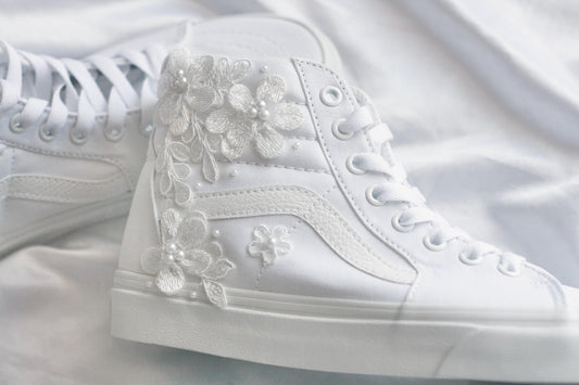 Bespoke Floral Luxury Applique Bridal Vans