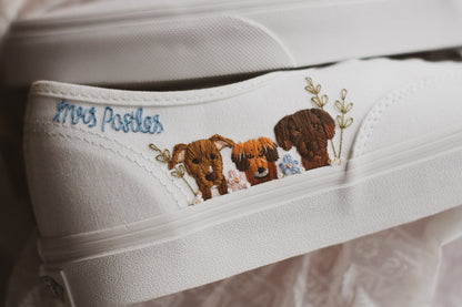 Bespoke Embroidered Pet Bridal Vans