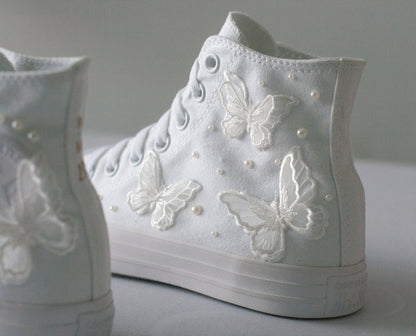 Bespoke Butterfly Luxury Applique Bridal Converse