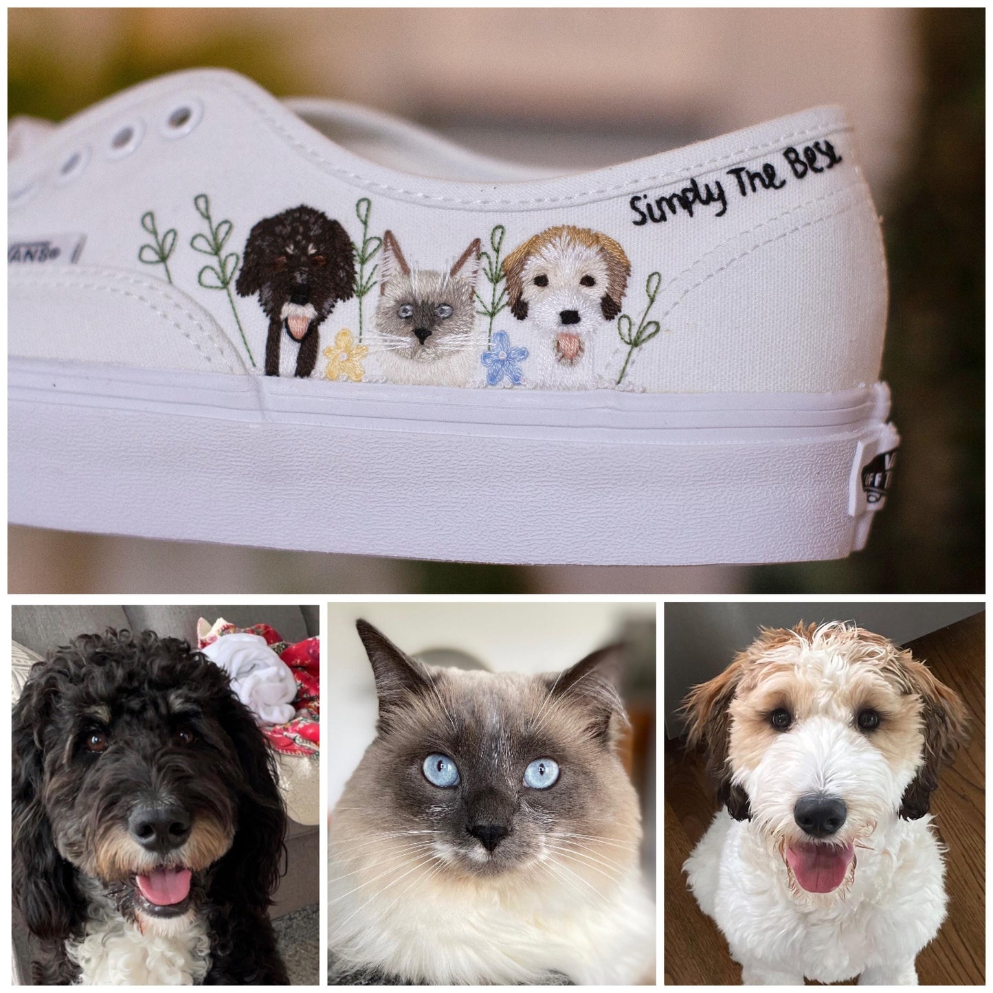 Bespoke Embroidered Pet Bridal Vans