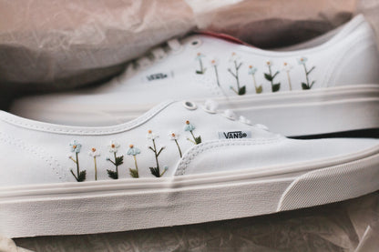 Bespoke Embroidered Wildflower Bridal Vans