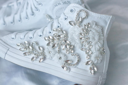 Bespoke Beaded Bridal Converse
