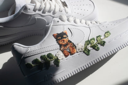 Bespoke Air Force 1 Pet Bridal Sneakers