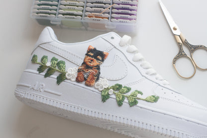 Bespoke Air Force 1 Pet Bridal Sneakers