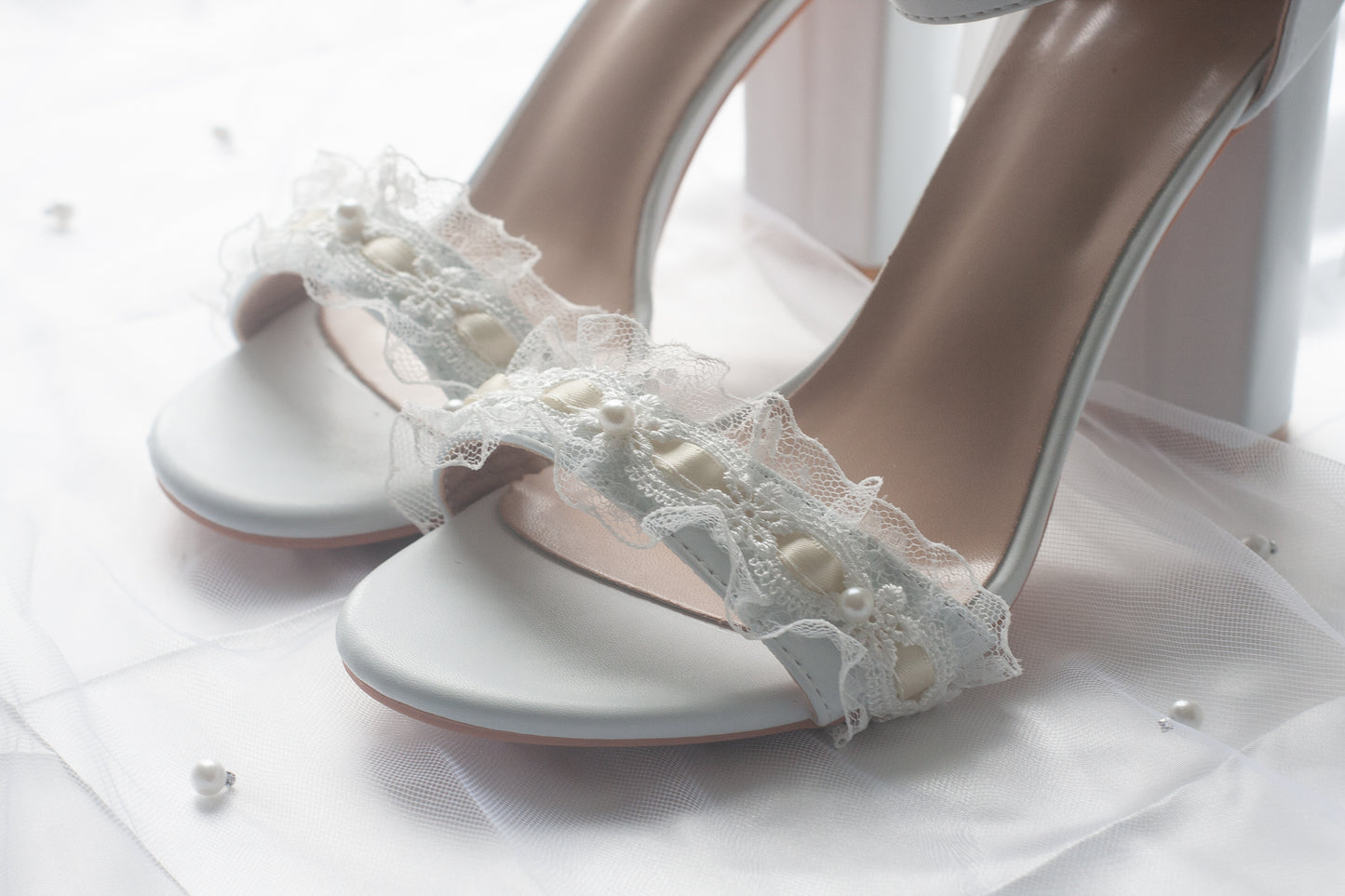 Embroidered Grace Heels