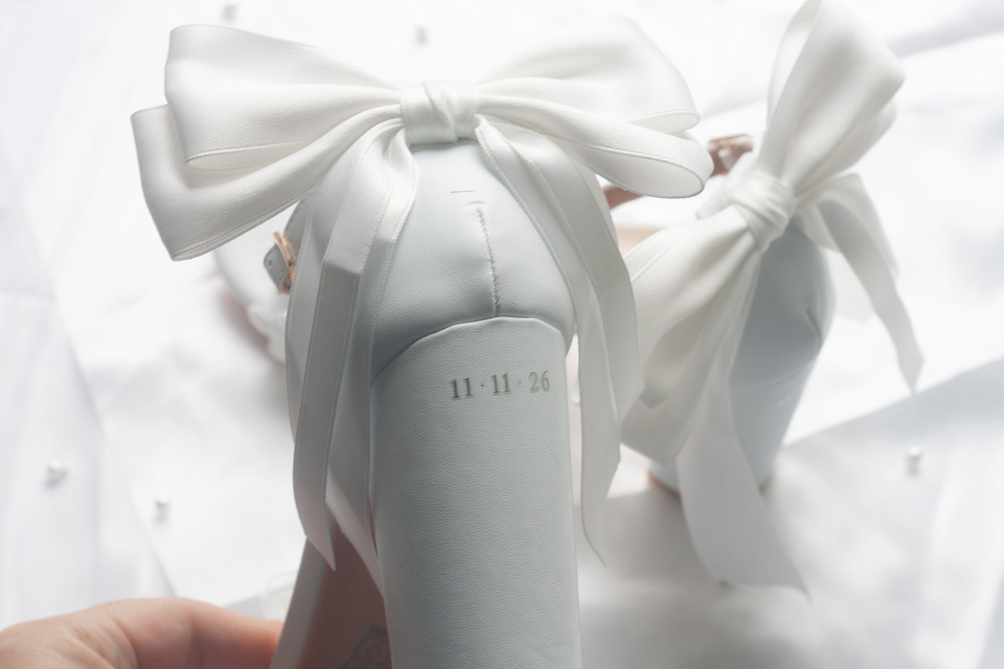 Embroidered Grace Heels