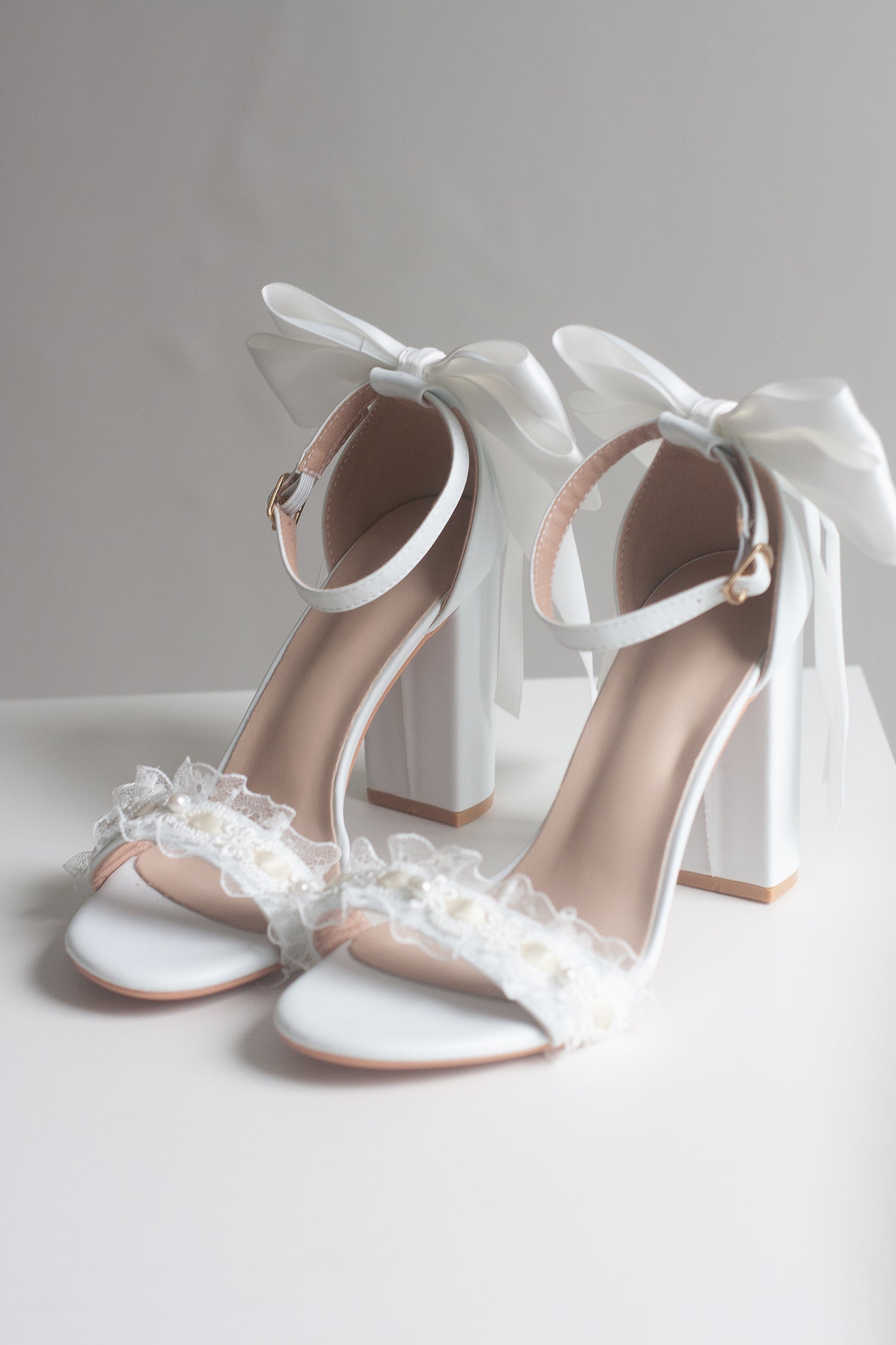 Embroidered Grace Heels