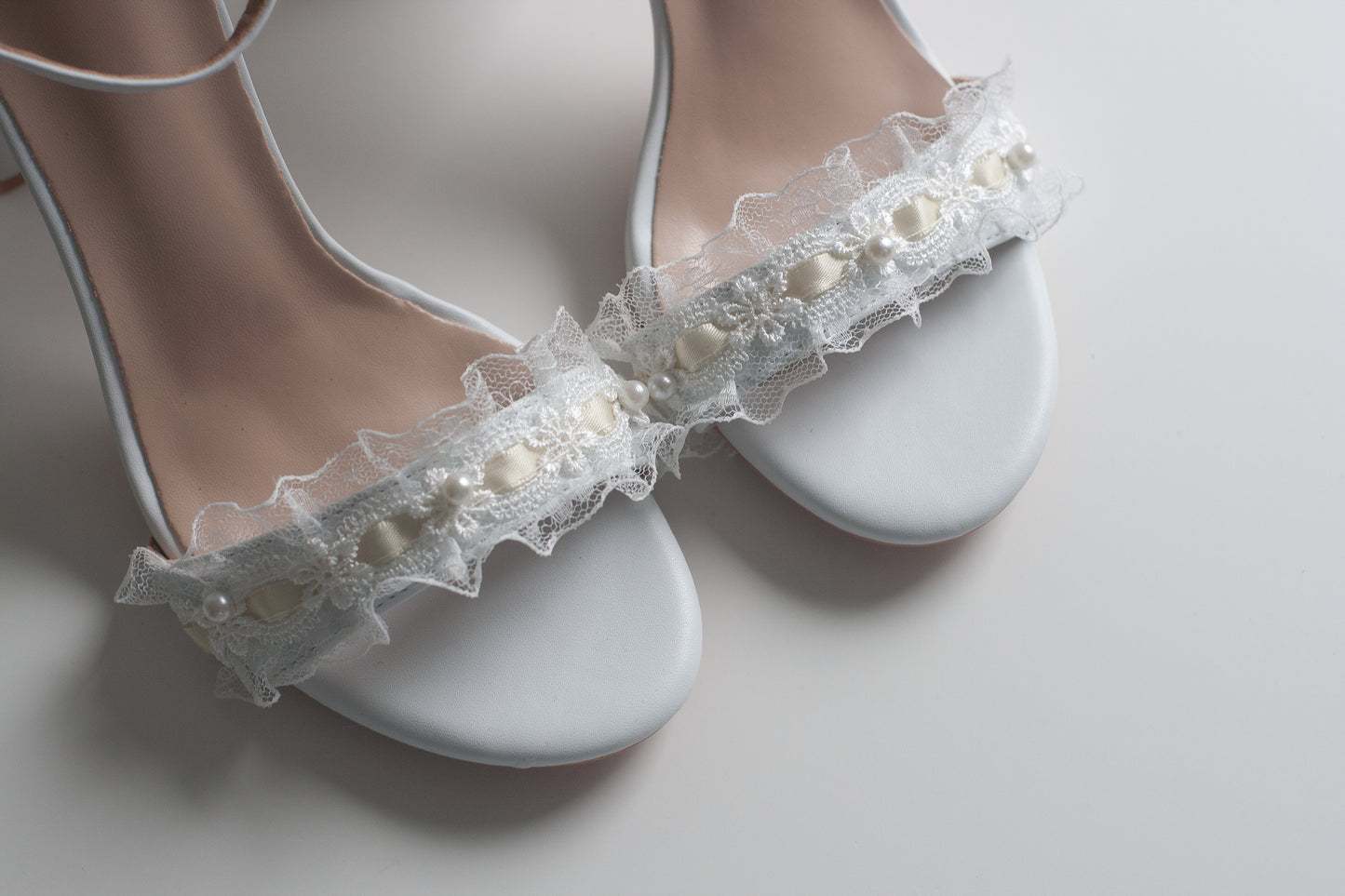 Embroidered Grace Heels