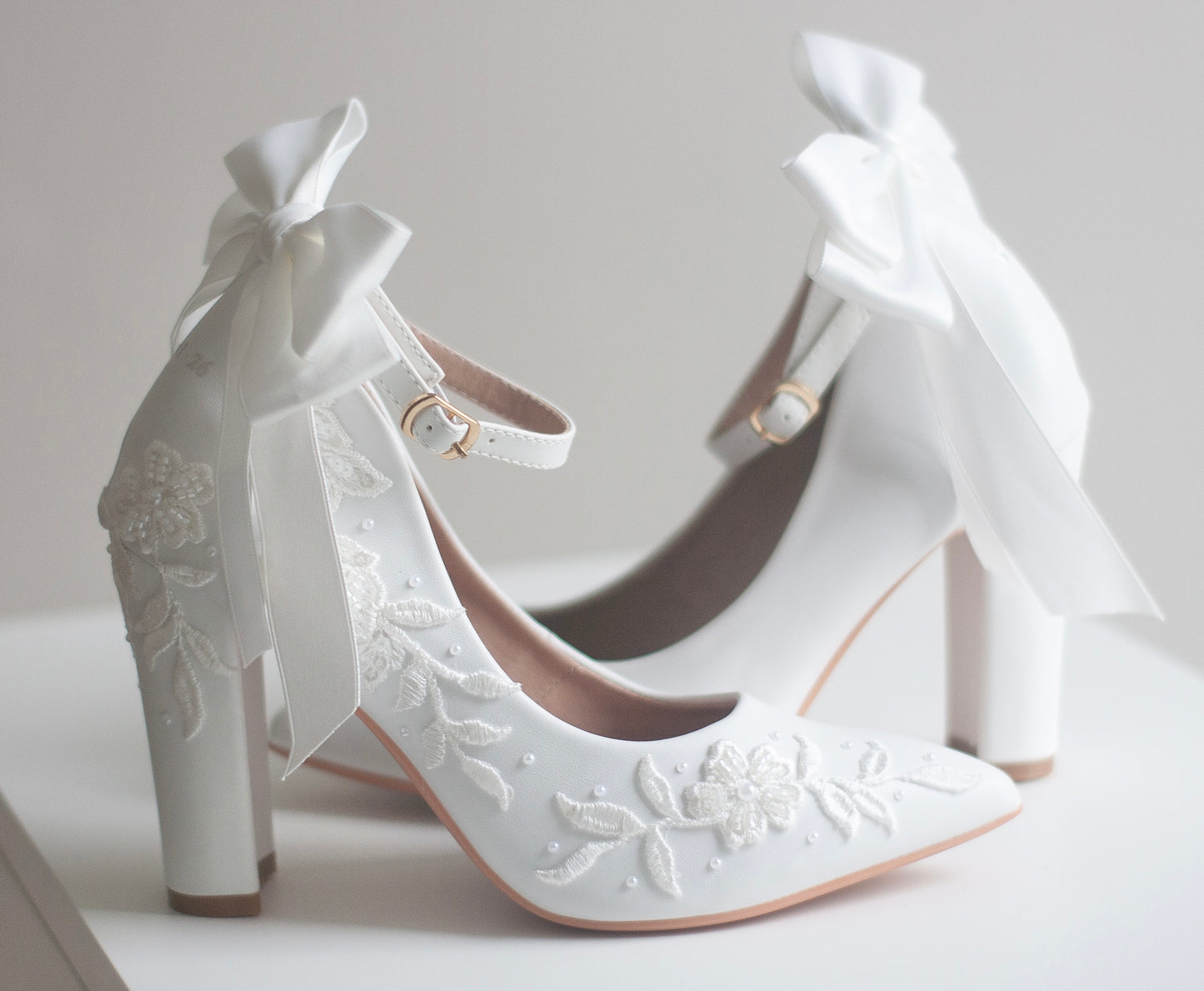 Embroidered Ophelia Heels