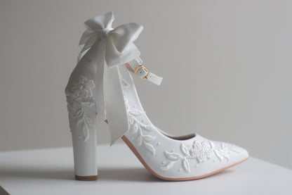 Embroidered Ophelia Heels