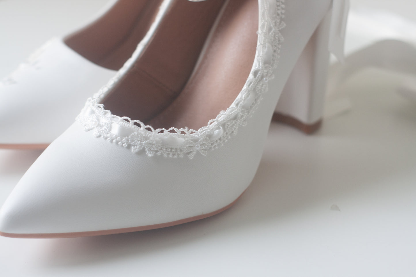 Embroidered Margot Heels