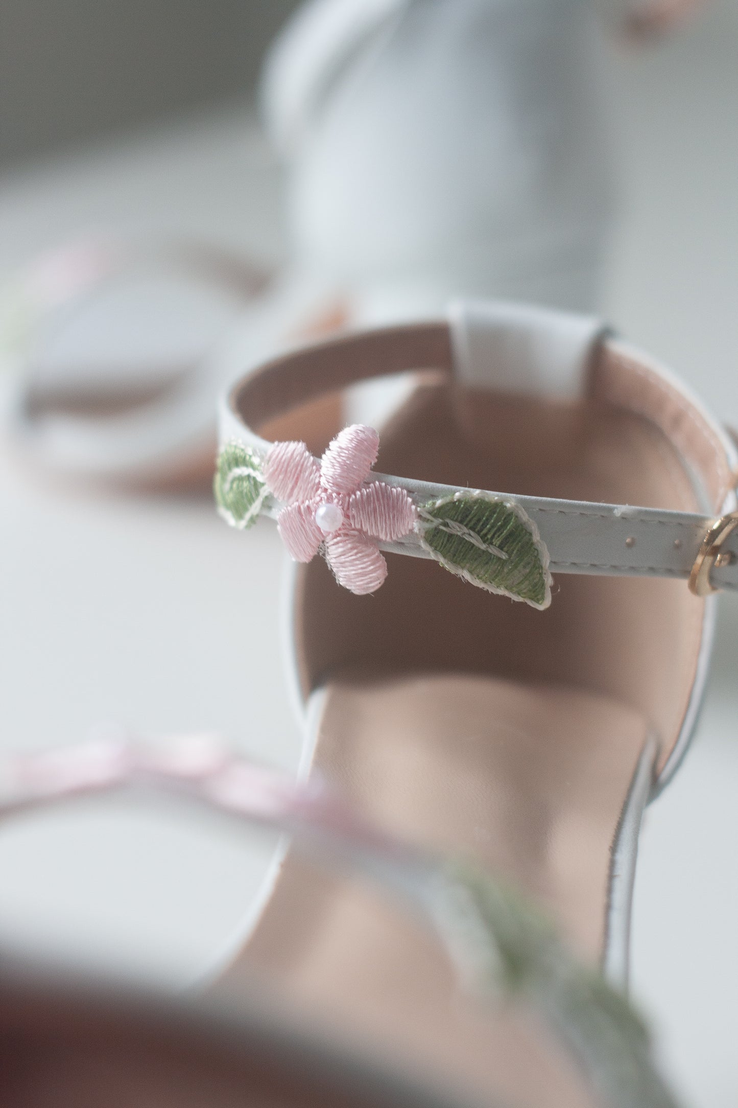 Embroidered Rosalie Heels