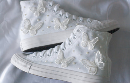 Bespoke Butterfly Luxury Applique Bridal Converse