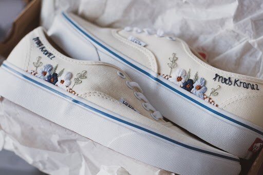 Bespoke Embroidered Bridal Vans
