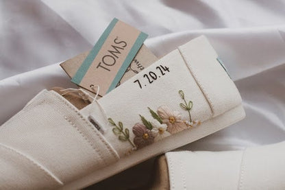 Bespoke Bridal Embroidered Toms