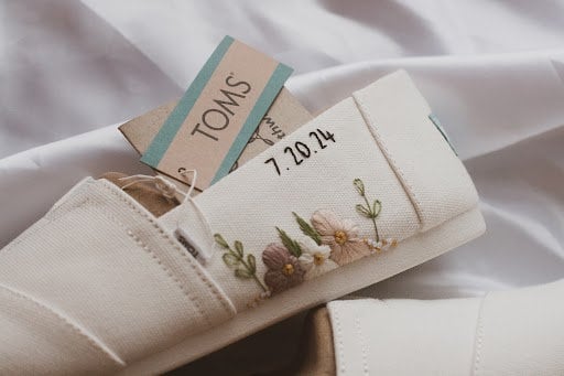 Bespoke Bridal Embroidered Toms