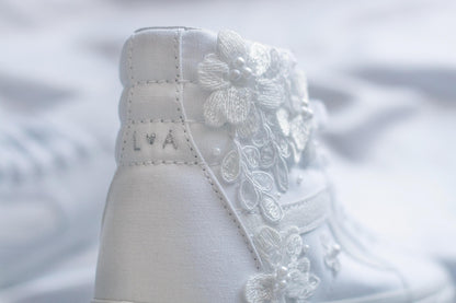 Bespoke Floral Luxury Applique Bridal Vans